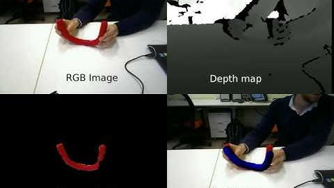 Real-time tracking of 3D elastic objects with an RGB-D sensor