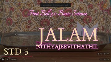 First Bell 3.0 STD 05 Basic Science Jalam Nithyajeevithathil UNIT 3 EPI 2