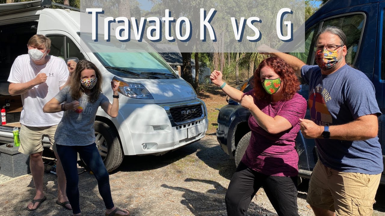 Winnebago Travato K vs G - Van Floor Plan Showdown, Which is Better?