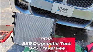 POV: Part 4 $1200 Labor $990 Parts Radiator/Thermostat 2017 BMW 530i