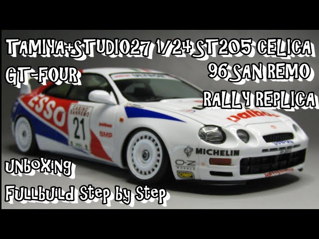 TAMIYA+STUDIO27 1/24 ST205 CELICA GT-FOUR '96 SAN REMO RALLY