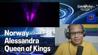 Reaction to Alessandra - Queen of Kings - Norway at the Eurovision Song Contest 2023