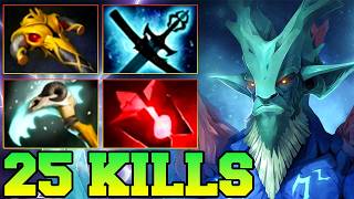 25 Kills Leshrac Solo Carry Dota 2 Offlane Pro Gameplay Carry Support Build Guide Offlane 7.41