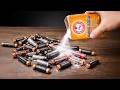 Don't Throw Away OLD Batteries! Mix Them With Baking Soda and Enjoy!