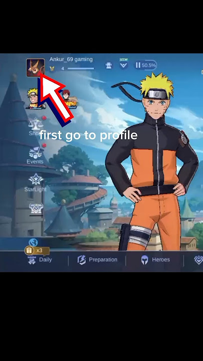Free Naruto skin in mlbb