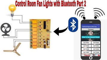 Bluetooth 8-Channel Relay Control (Fan and Light) with Android App in Hindi/Urdu Part 2