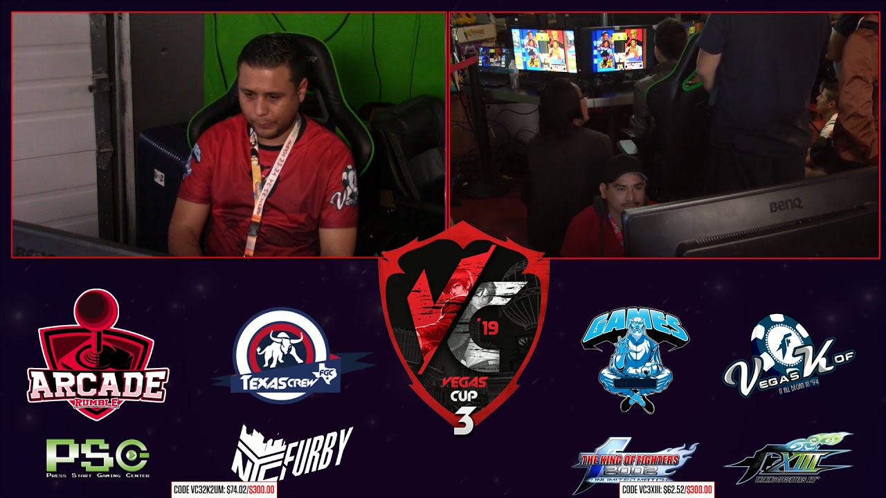 smash gg shine 2019 KOFXIII @ Vegas Cup 3 - KCM S-AM vs CCT Shafter Fish [1080p/60fps]
