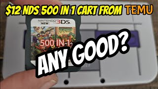 $12 500 in 1 Nintendo DS Flashcart From Temu... Any Good?
