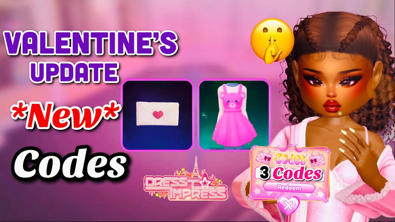 dress to impress valentines update codes SECRET FOR VALENTINE'S DAY IN IMPRESSDONT MISS OUT! new Dress to Impress code
