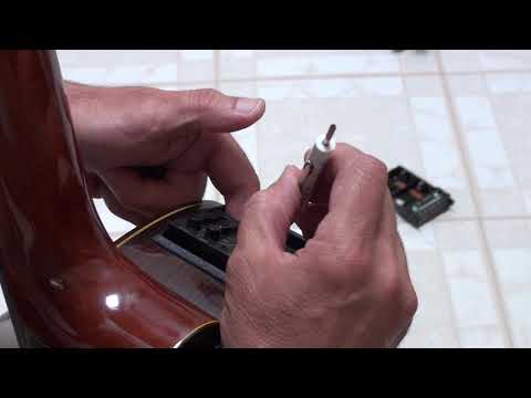 How to remove CTP-1 , CTP-2 Takamine preamp.