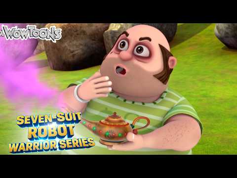 Seven Suit Robot Warrior Series | Vir The Robot Boy in English | English Kids Cartoon