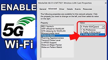 How to Enable 5ghz WiFi on Windows 11/10 Laptop or PC