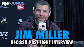 Play video: Jim Miller calls out Conor McGregor after win: 'Let's test that ankle' | UFC 328