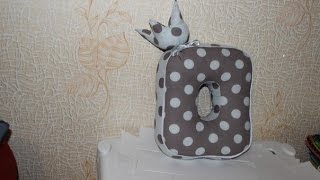 картинка: Мастер Класс корона и бантик Мягкие Буквы-Подушки Master Class crown and bow Soft Letter Pillows