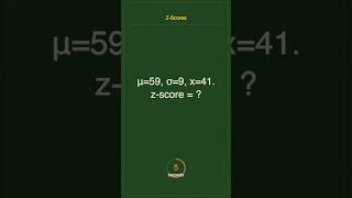 Stop scrolling. Solve this Z-Scores now 🛑