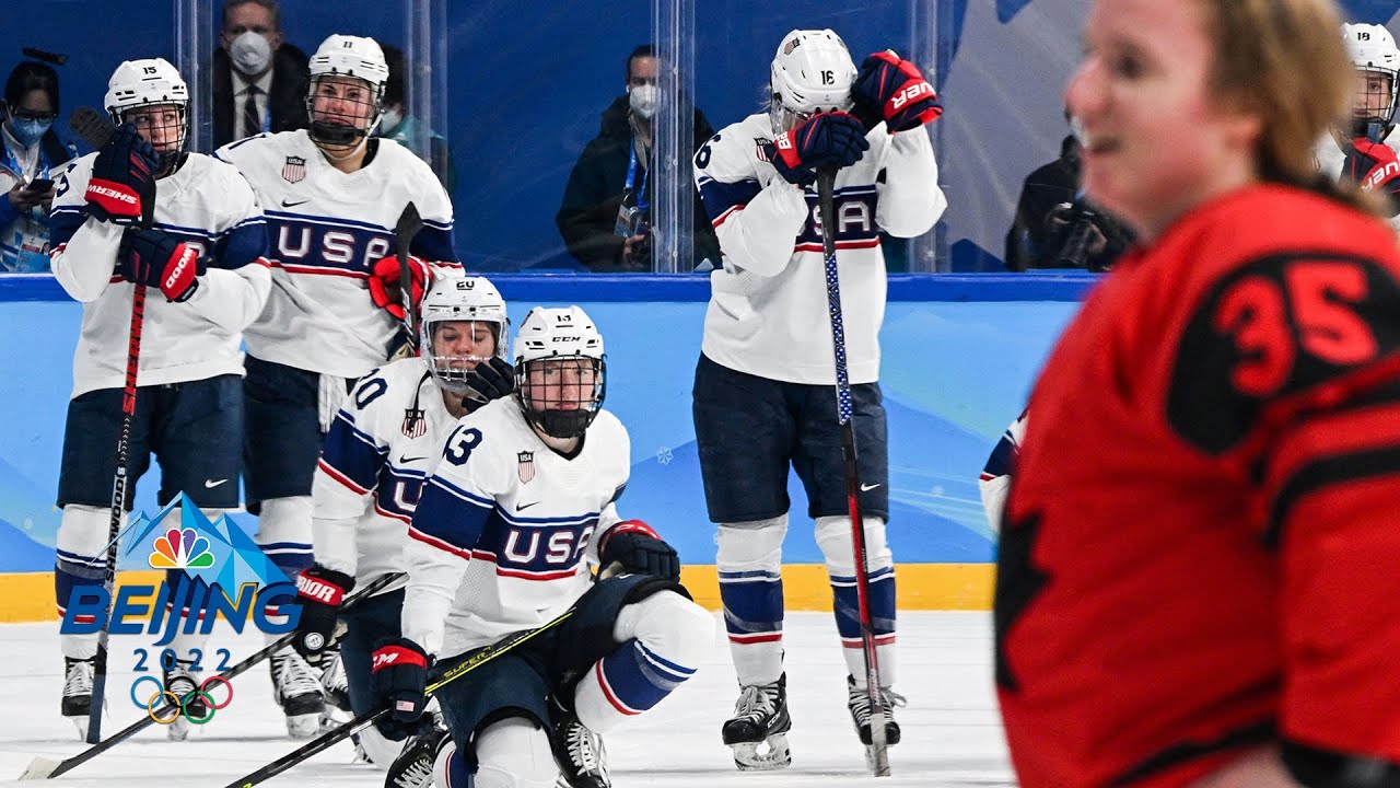 US women's hockey team falls to Canada in gold medal game ...