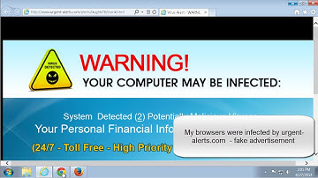 How to remove urgent-alerts.com warning (IE, Chrome, FF)