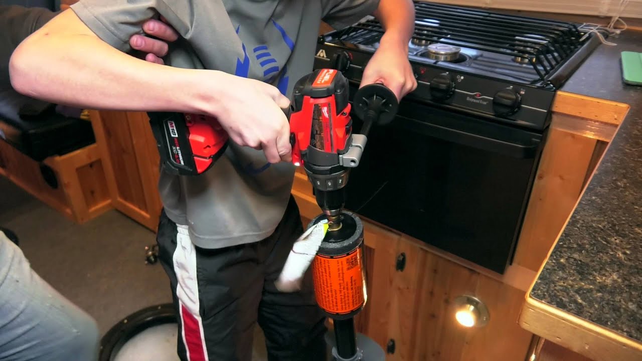 10 year old tests new KDRILL Auger YouTube