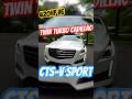 Twin Turbo Cadillac CTS-V Sport. #cadillac #gm #ctsv #turbo #luxurycar #carreview #sportscar #cars
