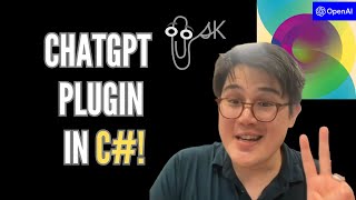 Build your own ChatGPT Plugin in C#! | Intro to Semantic Kernel