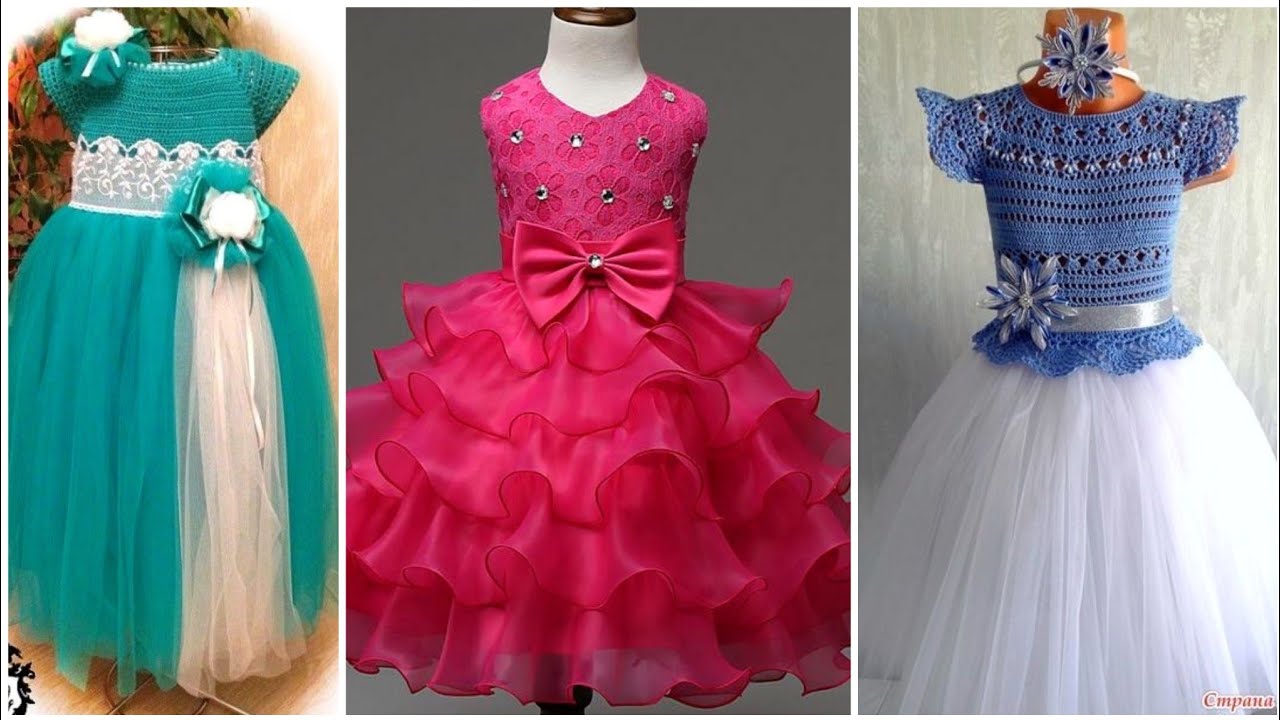 Top Classy And Charming Party Wear Baby Ball Gown Frock Collection 2020