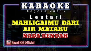 Lestari - MAHLIGAIMU DARI AIR MATAKU [ Karaoke// Lirik ] NADA RENDAH PRIA