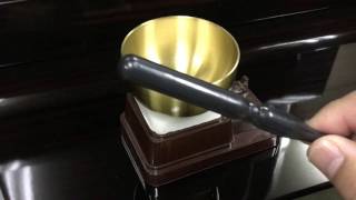 正宗仏壇法布堂：PC仏具セットのりんを打った音