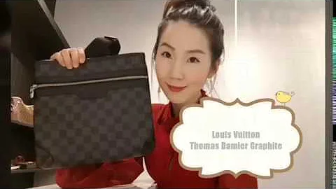 Louis Vuitton Thomas Damier Graphite White Brandname  Review