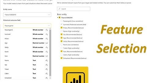 Feature Selection and Accuracy Report in Automated ML in Power BI Service