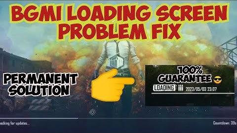 BGMI & PUBG LOADING SCREEN STUCK PROBLEM FIXED 2023 😎| BGMI GAME STUCK IN LOADING SCREEN PROBLEM FIX