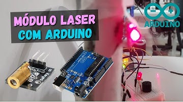 Módulo Laser para ativar sensor de luz LDR controlado por arduino