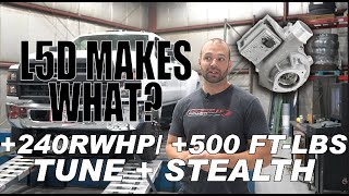 Turning Up An L5D +240rwhp?!