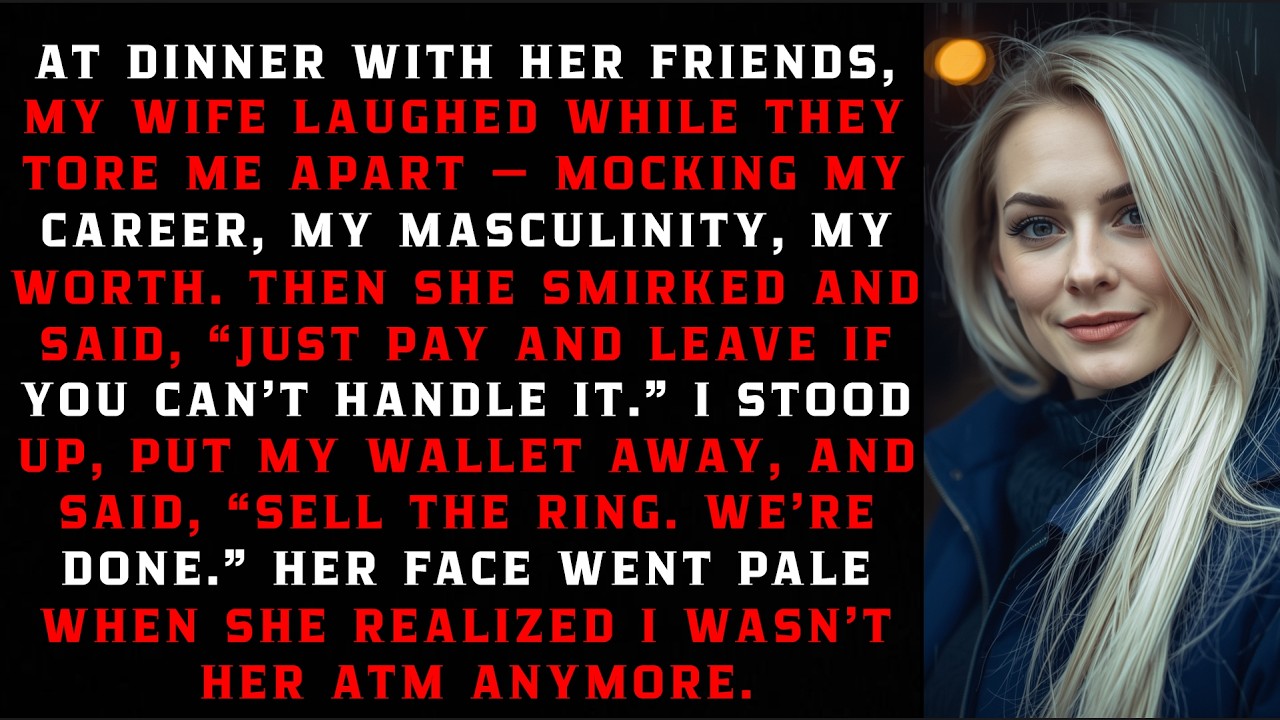 At Dinner, My Wife Told Me To “Just Pay And Leave” — So I Ended The Marriage Right There