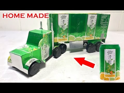 How To Make A Truck From Soda Cans || DIY Truck Out of Cans