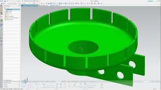 SIEMENS NX 12 - HANDWHEEL LOCK - CONCRETE MIXER