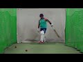 How to bat badly against the bowling machine