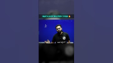 Fast & division trick 🔥➗ | #ipmatwallah #maths #trick #pw #ipmatexam #physicswallah