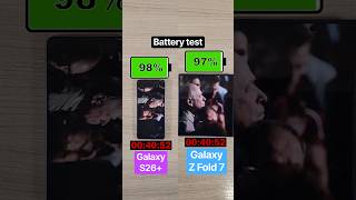 Samsung Galaxy S26+ vs Galaxy Z Fold 7 battery test!