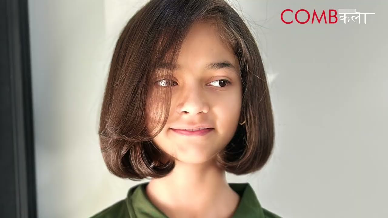 Cute BOB Cut Little Girl | Kids Haircut Tutorial | Combkala