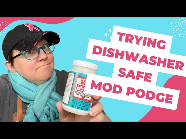 Dishwasher Safe Mod Podge: Your Complete Guide!  Mod podge glass, Dishwasher  safe mod podge, Mod podge projects