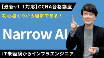 【CCNAv1.1対応】Narrow AI【インフラエンジニア基礎入門】