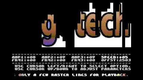 Frodigi 7 - A One filer audio demo for the C64 by Algorithm