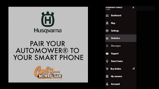 Pair Your Automower® with Your Smart Phone