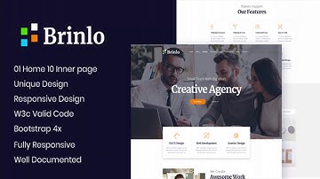 Brinlo- Creative Agency HTML Template | Themeforest Website Templates and Themes