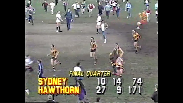 1986 Round 19 - Sydney v Hawthorn full game