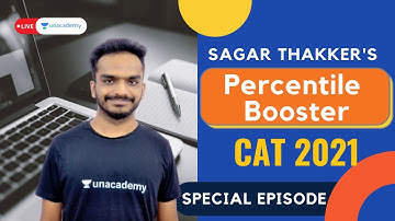 Percentile Booster | LR - 3D Networks | CAT 2020 | With Sagar Thakker | Live on Unacademy