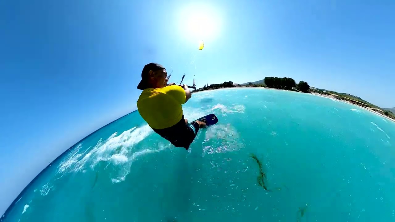 4K Kitesurf Rhodes long version 15 aug 2025