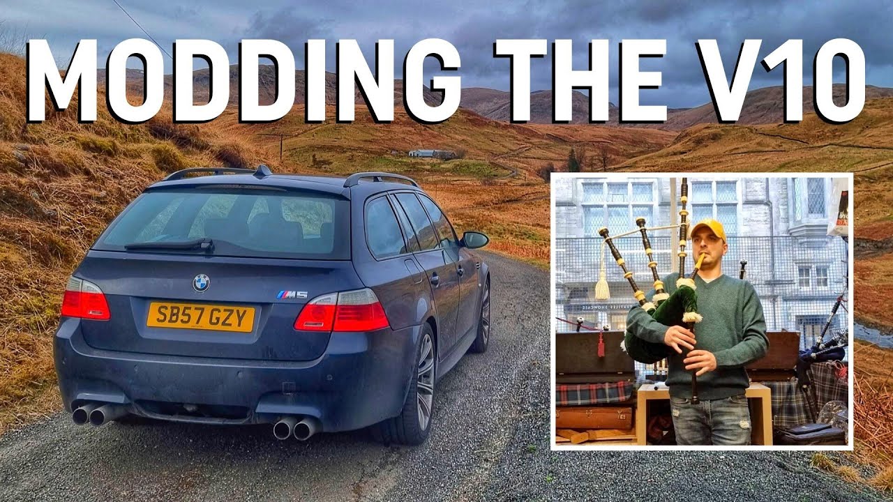 I modified the DriveTribe BMW M5... And my bagpipes!
