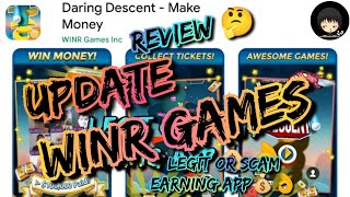 Daring Descent | Winr Games | Big Time Cash | update  review | legit or scam earning app screenshot 1