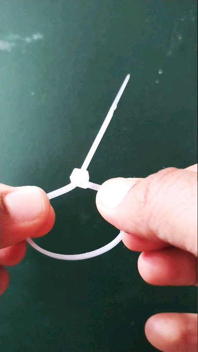 Download lagu Nylon Cable Ties, Open without cutting them.